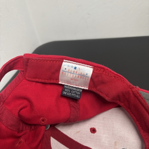 Washington Nationals Baseball Cap Hat MLB Nats Red Unisex Cotton‎ Hook and Loop - Picture 6 of 6